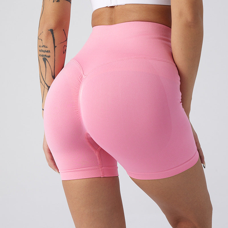 High-Waisted Butt-Lifting Fitness Shorts for Women