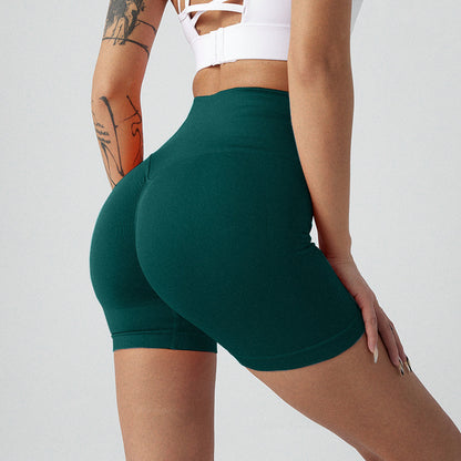 High-Waisted Butt-Lifting Fitness Shorts for Women