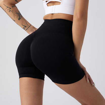 High-Waisted Butt-Lifting Fitness Shorts for Women