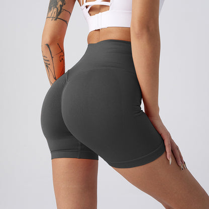 High-Waisted Butt-Lifting Fitness Shorts for Women
