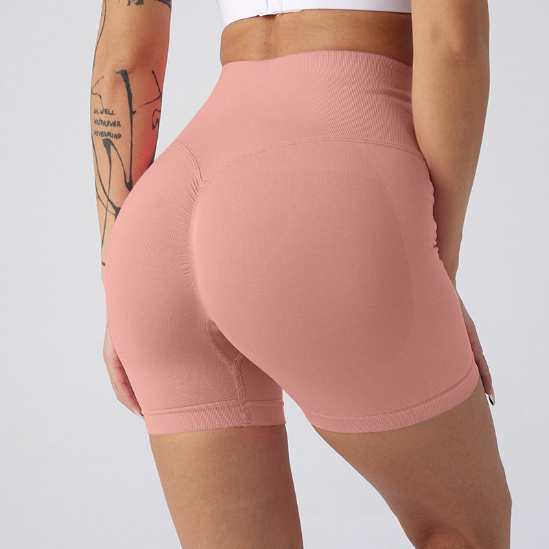 High-Waisted Butt-Lifting Fitness Shorts for Women