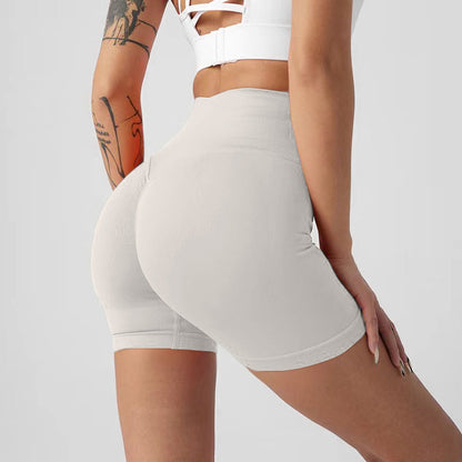 High-Waisted Butt-Lifting Fitness Shorts for Women