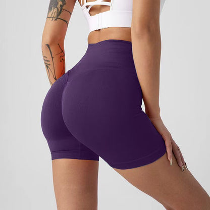High-Waisted Butt-Lifting Fitness Shorts for Women
