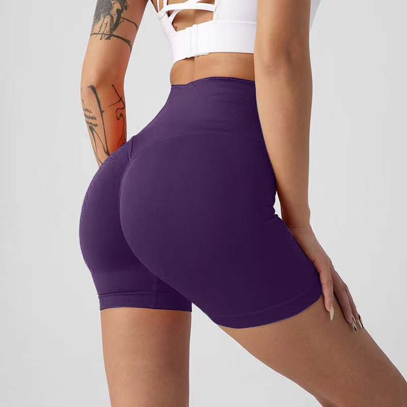 High-Waisted Butt-Lifting Fitness Shorts for Women
