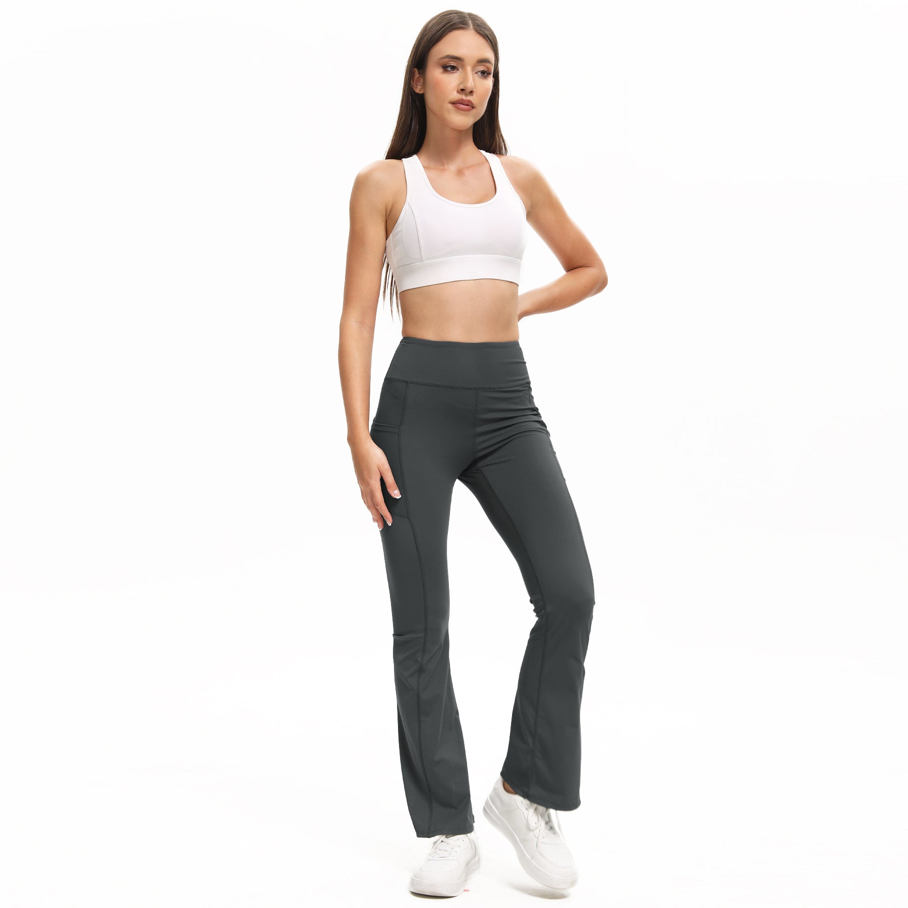 High-waisted butt-lifting yoga pants