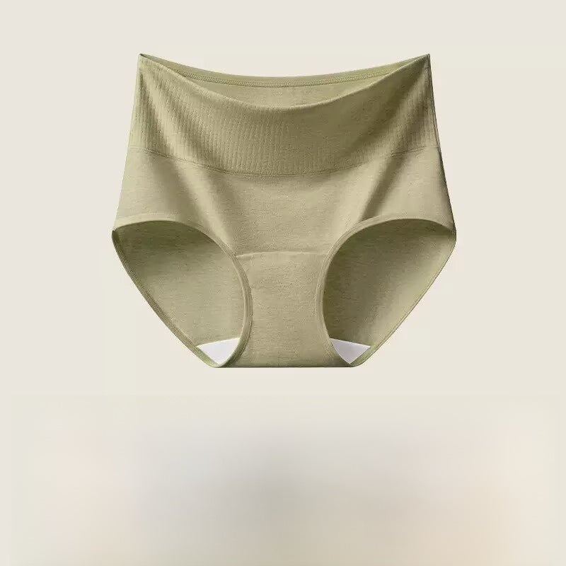 High Waisted Cotton Womens Panties with Tummy Control