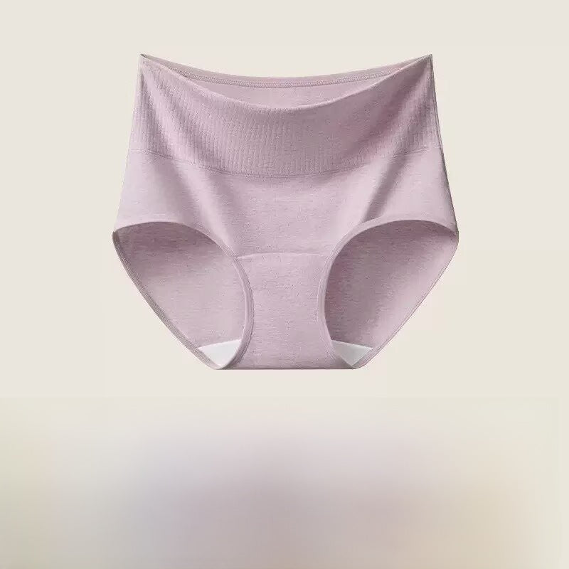 High Waisted Cotton Womens Panties with Tummy Control