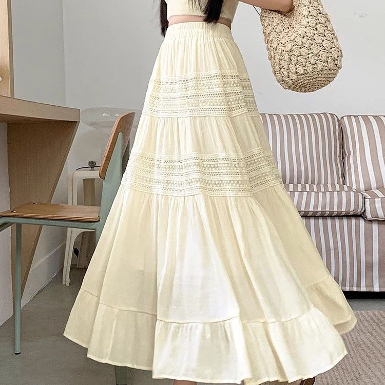 High-waisted long dress
