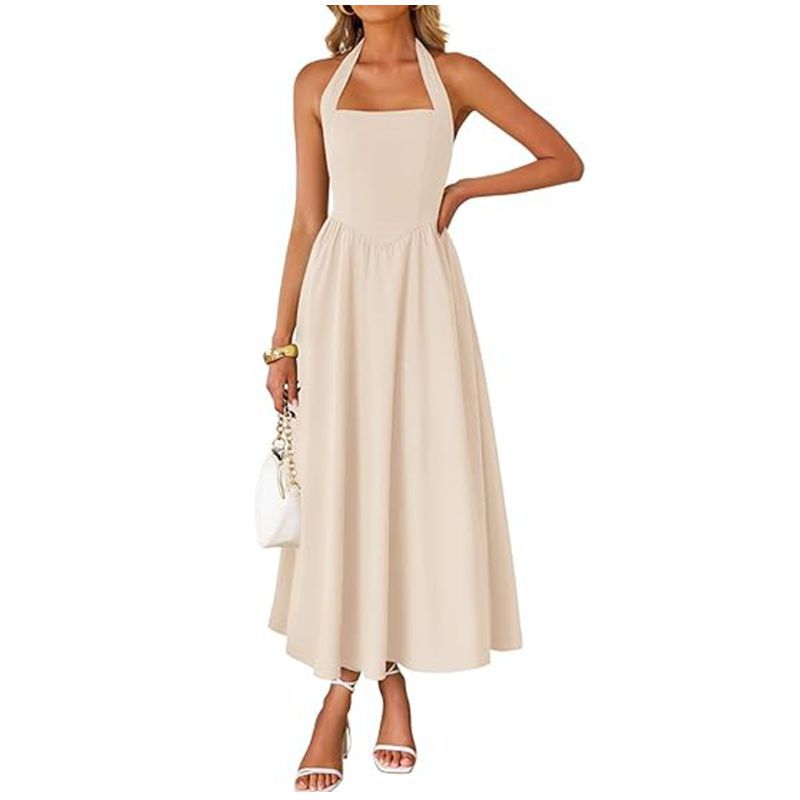 High-Waisted Pocket Dress