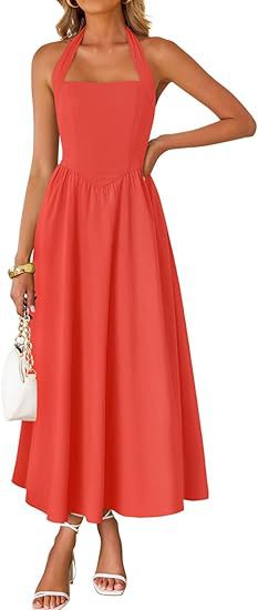 High-Waisted Pocket Dress