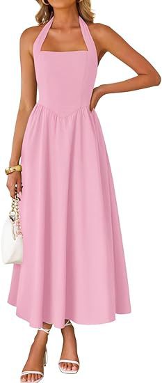 High-Waisted Pocket Dress