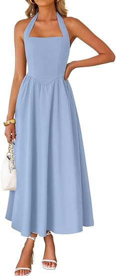 High-Waisted Pocket Dress