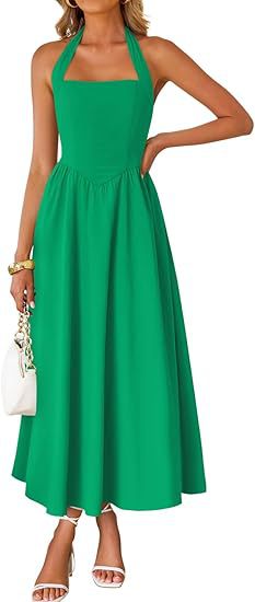 High-Waisted Pocket Dress