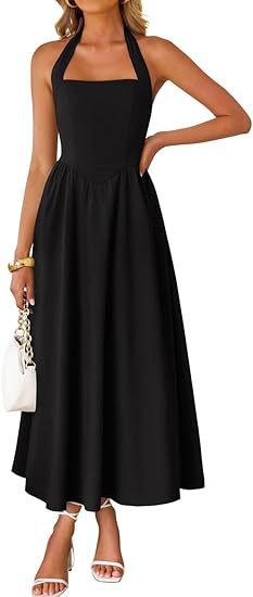 High-Waisted Pocket Dress