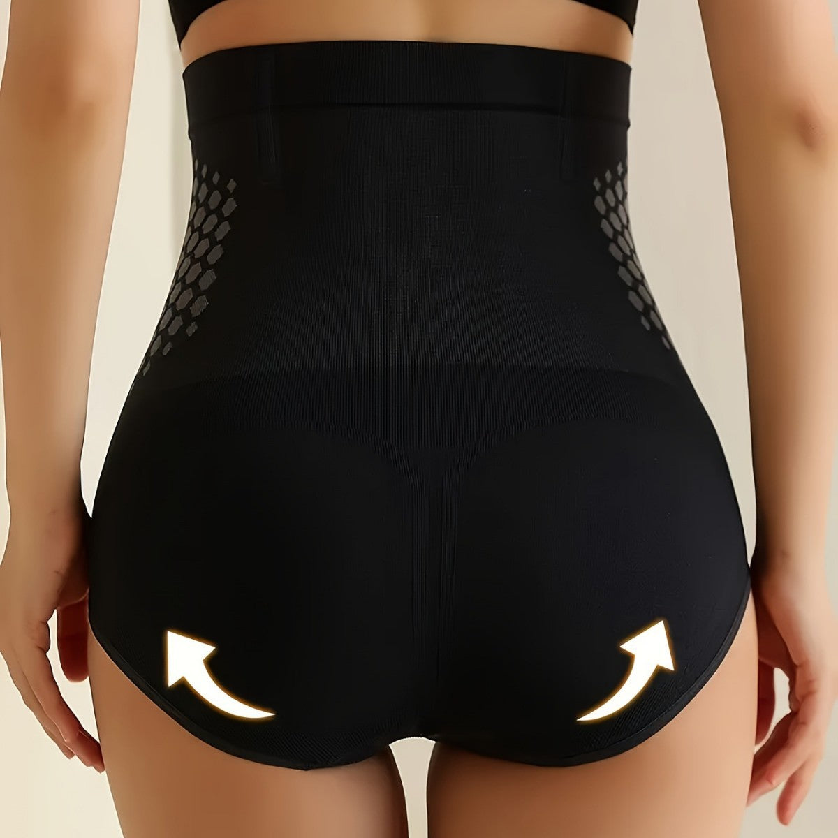 High-Waisted Seamless Tummy Control Butt-Lifting Shapewear Shorts