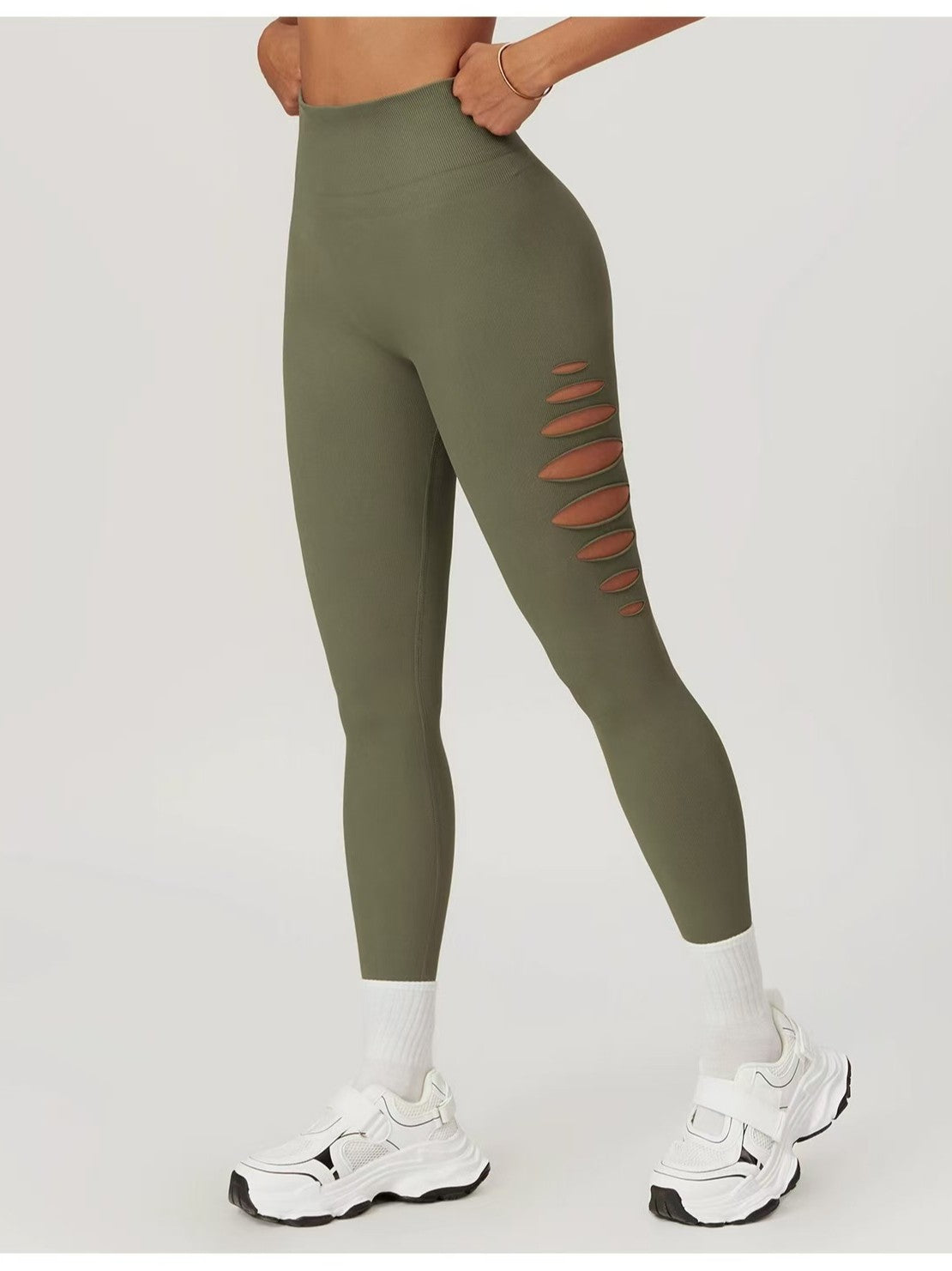 High-Waisted Seamless Yoga Pants