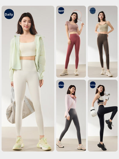 High-Waisted Seamless Yoga Pants
