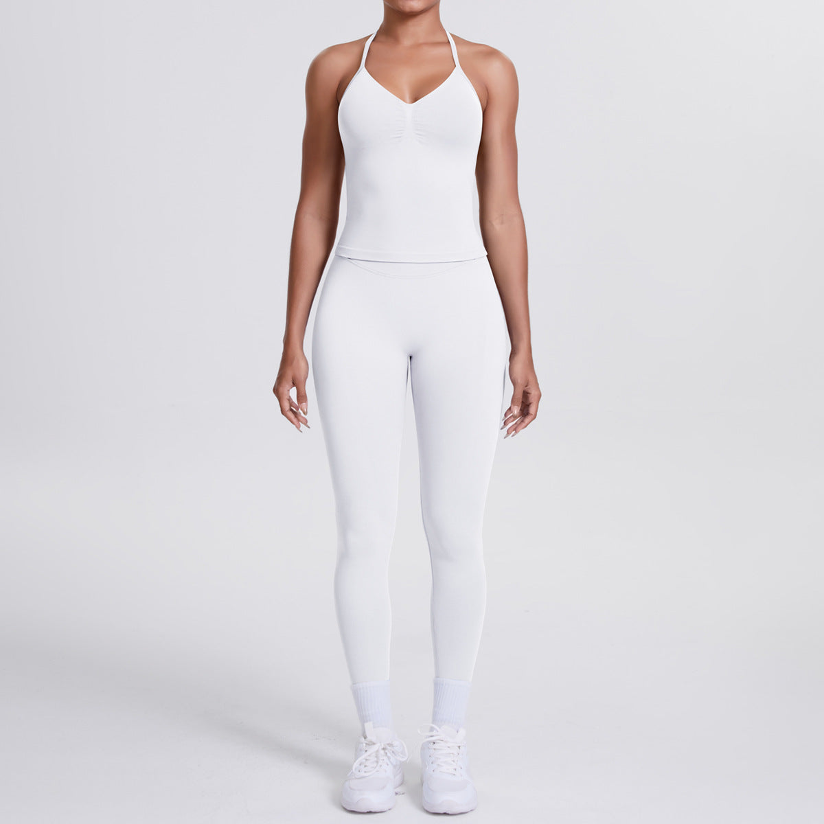 High-Waisted Seamless Yoga Sports Set