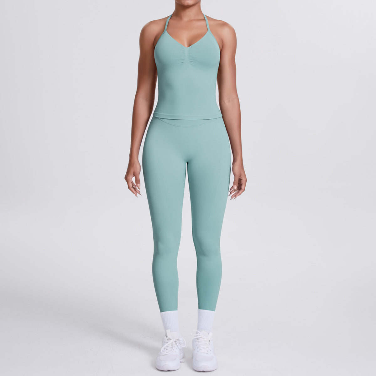 High-Waisted Seamless Yoga Sports Set