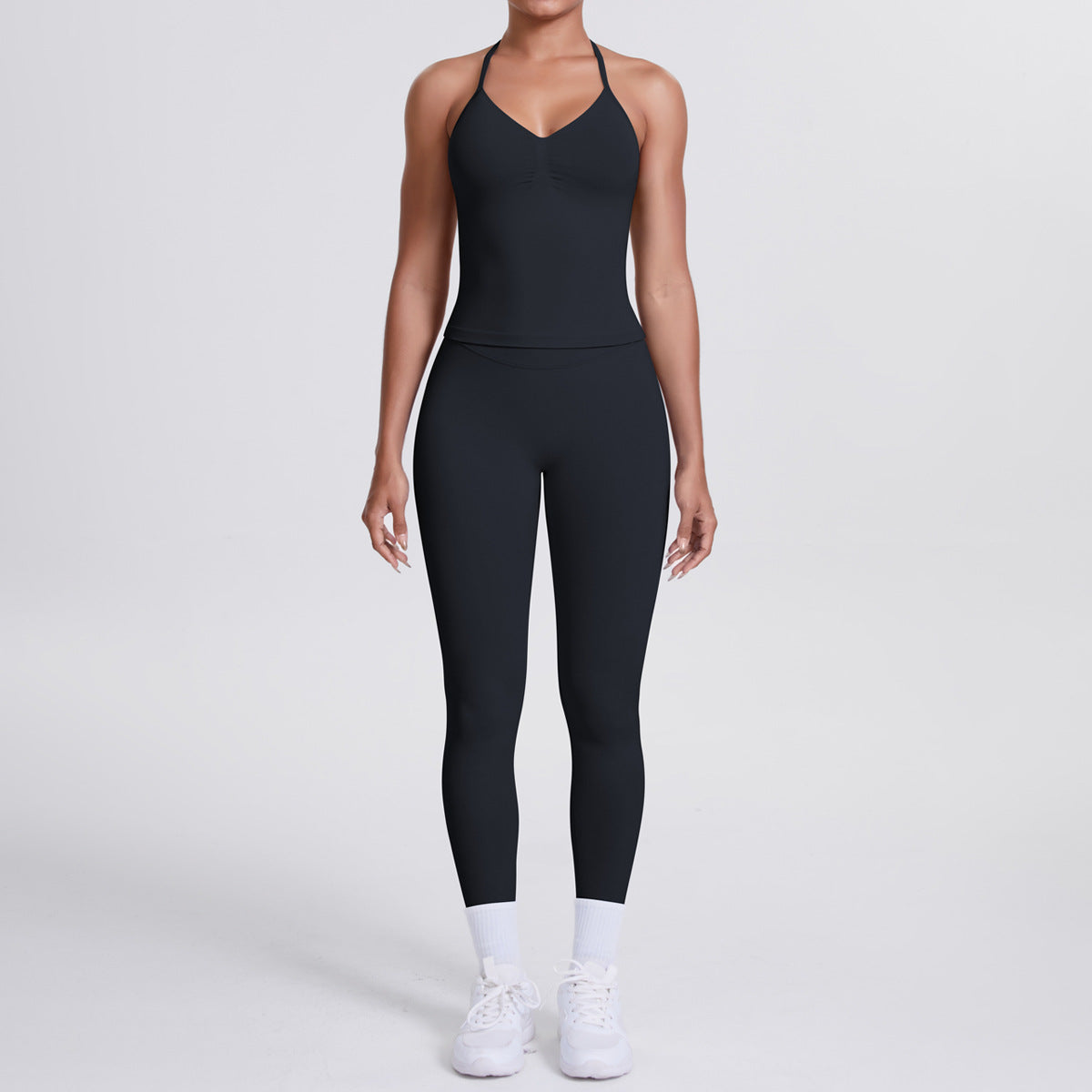 High-Waisted Seamless Yoga Sports Set