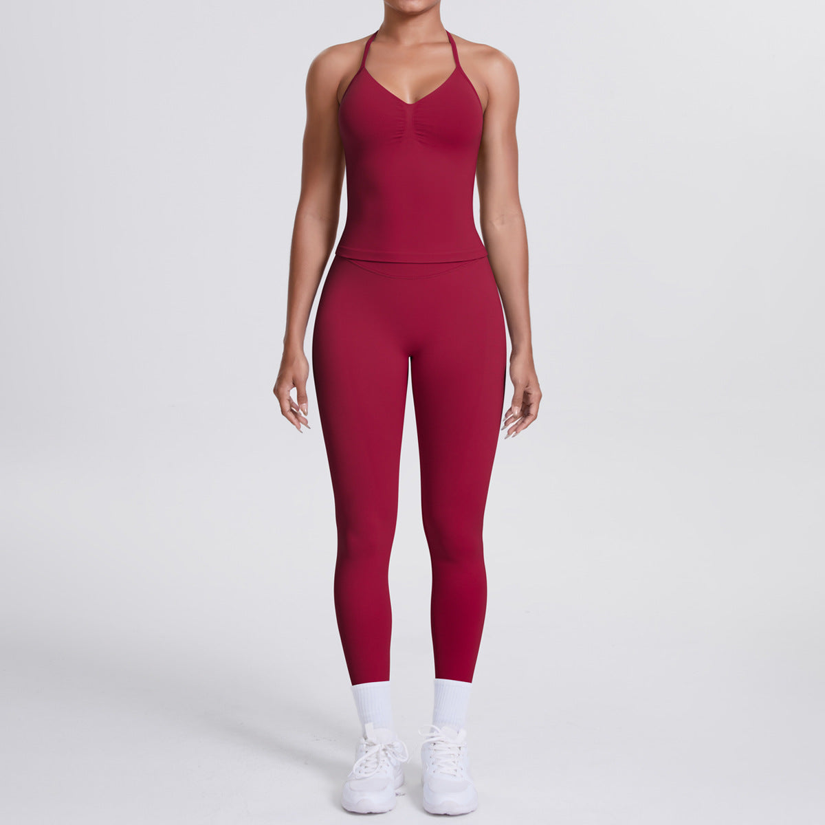 High-Waisted Seamless Yoga Sports Set