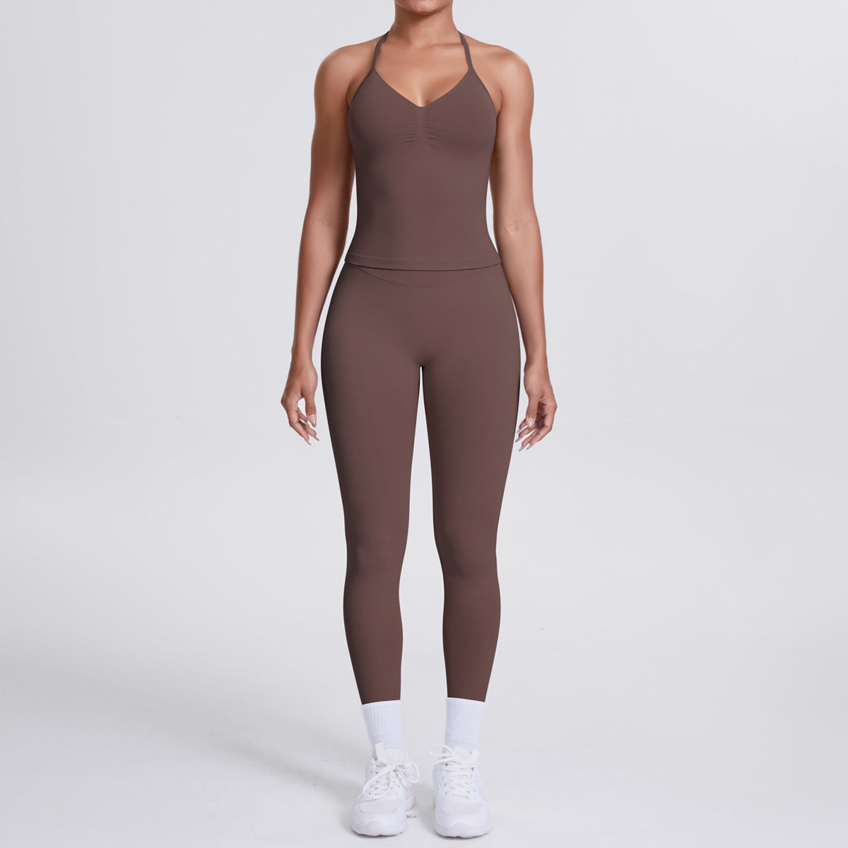High-Waisted Seamless Yoga Sports Set