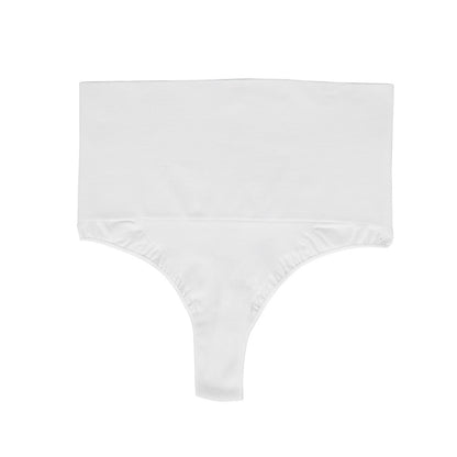 High-waisted thong