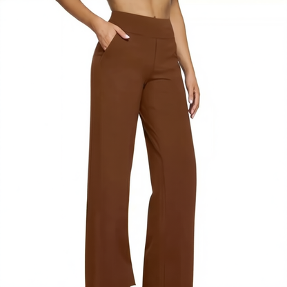 High-waisted trousers