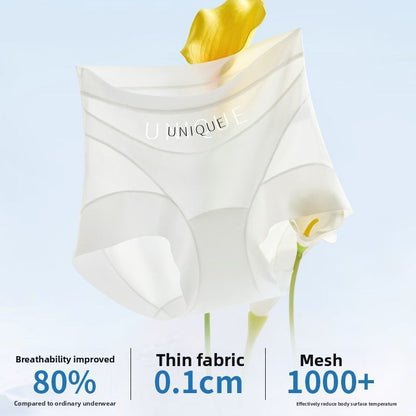 High-Waisted Tummy Control Shapewear Panties with Cotton Lining