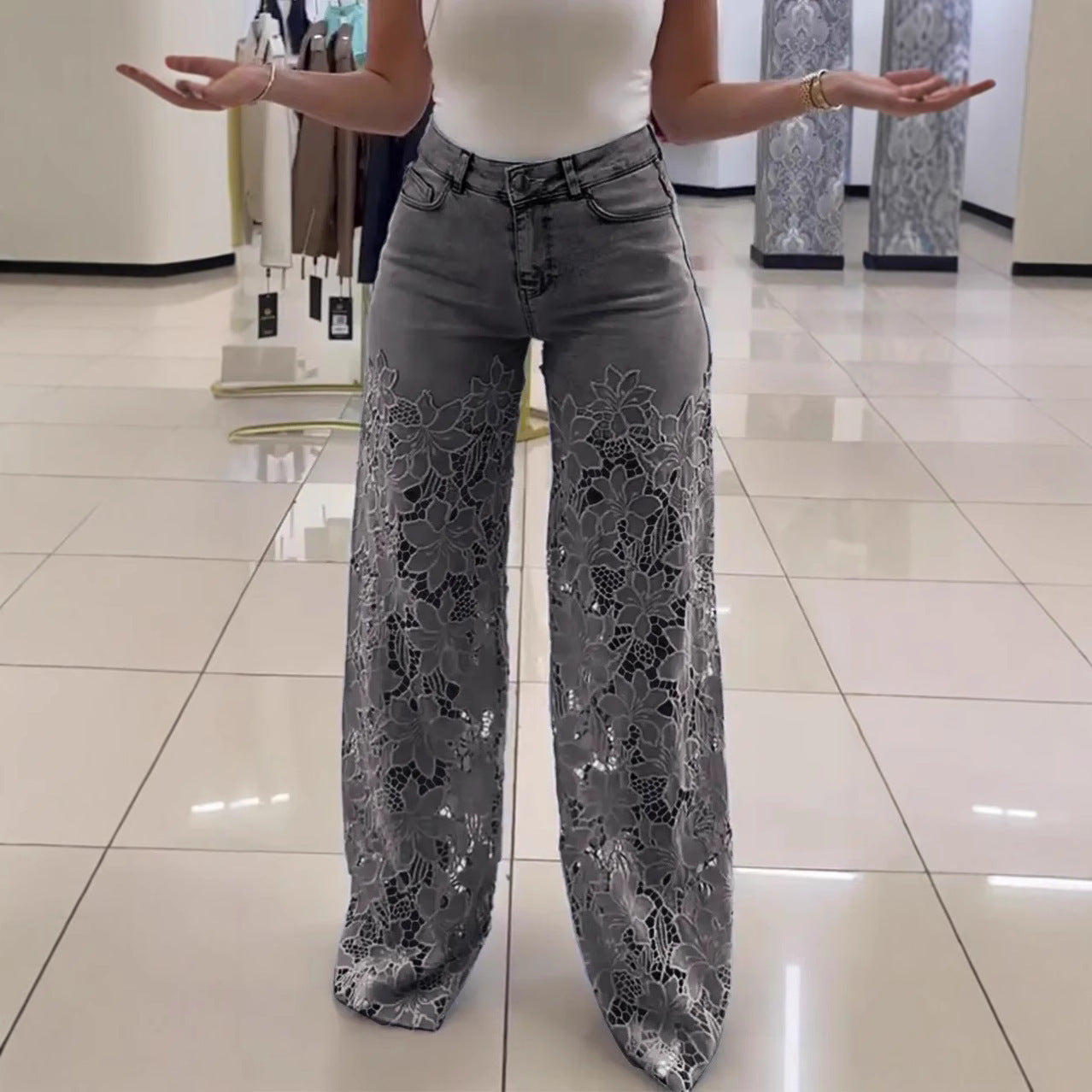 High-Waisted Wide-Leg Pants for Women