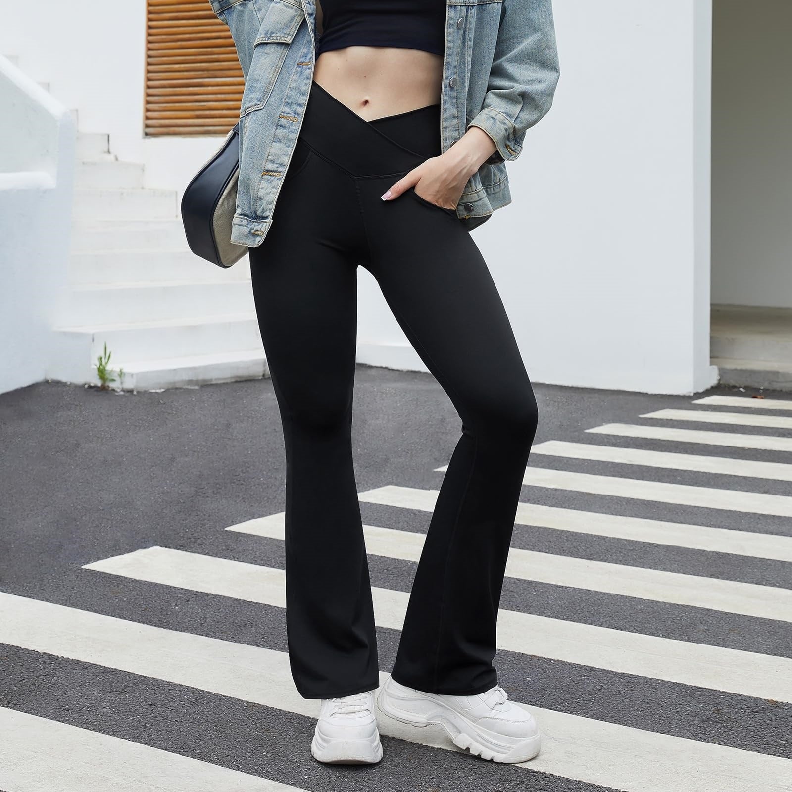High-waisted yoga leggings