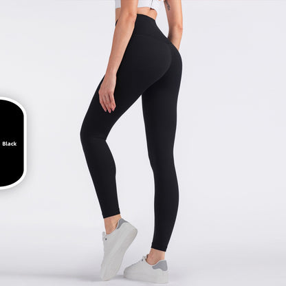 High-waisted yoga pants