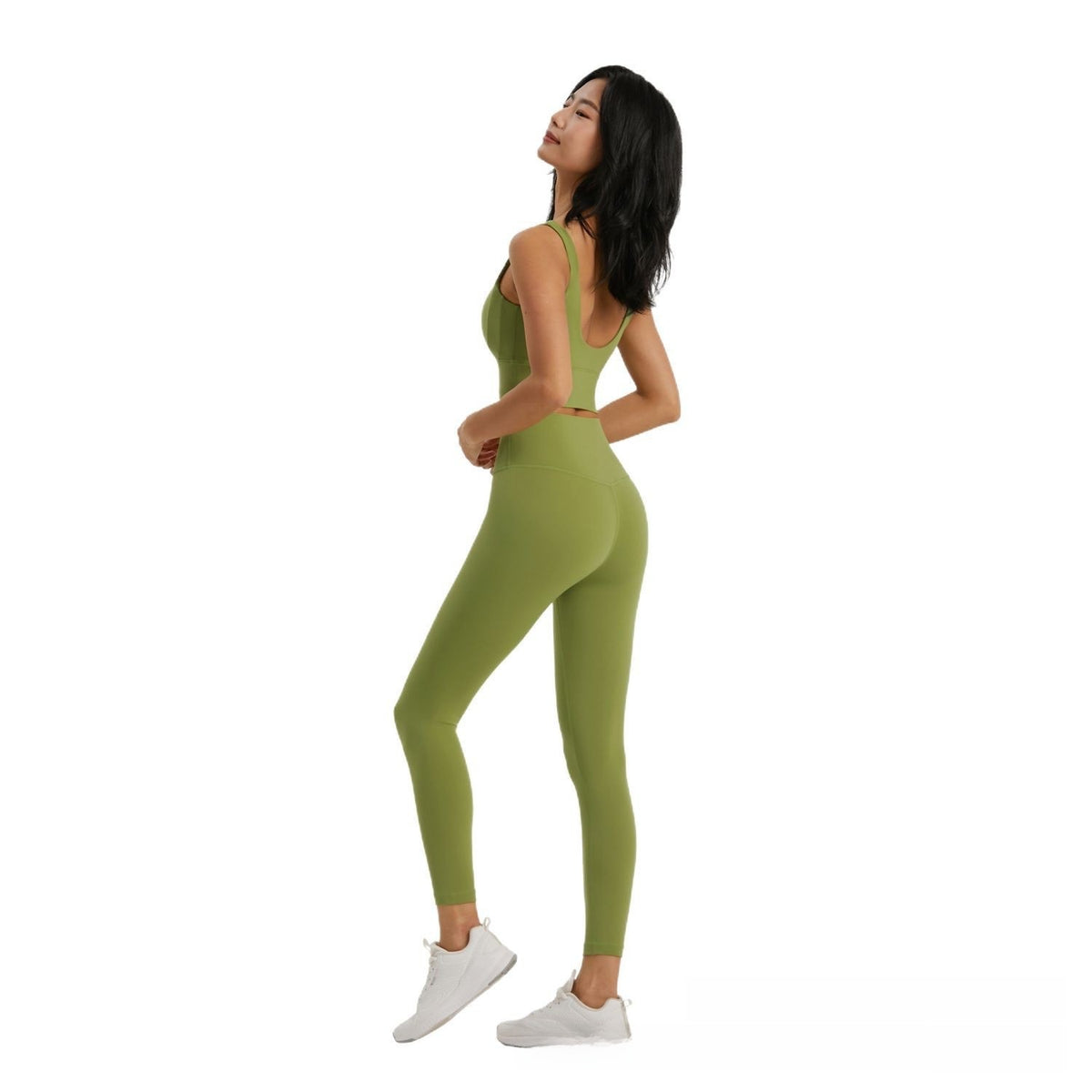 High-waisted yoga pants