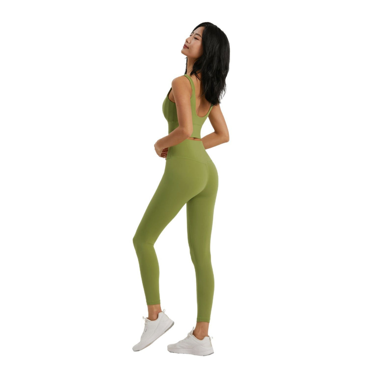 High-waisted yoga pants