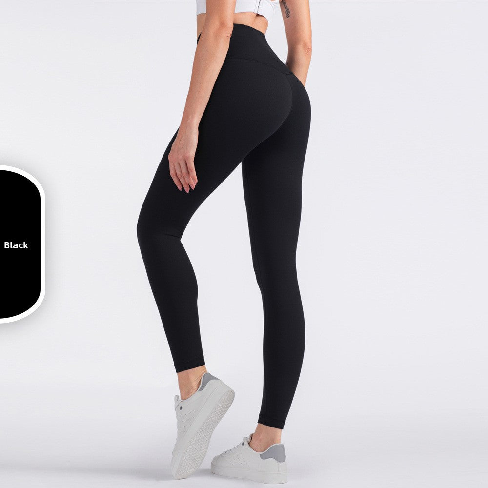 High-waisted yoga pants