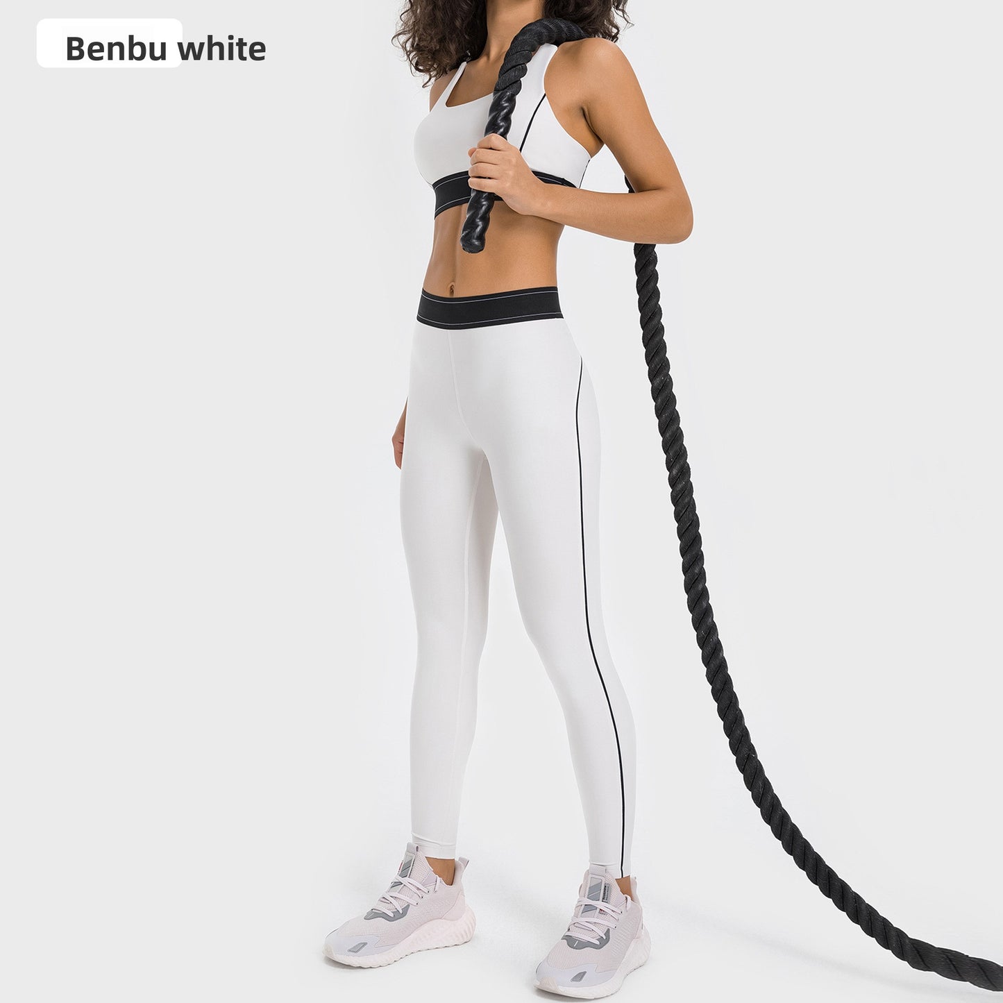 High-Waisted Yoga Pants Set