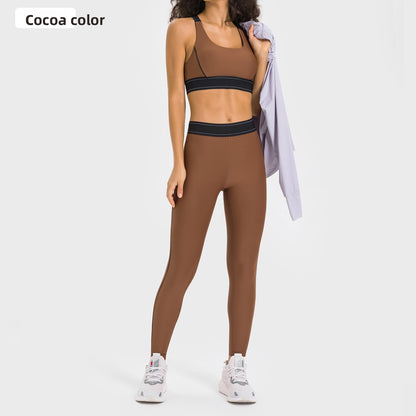 High-Waisted Yoga Pants Set