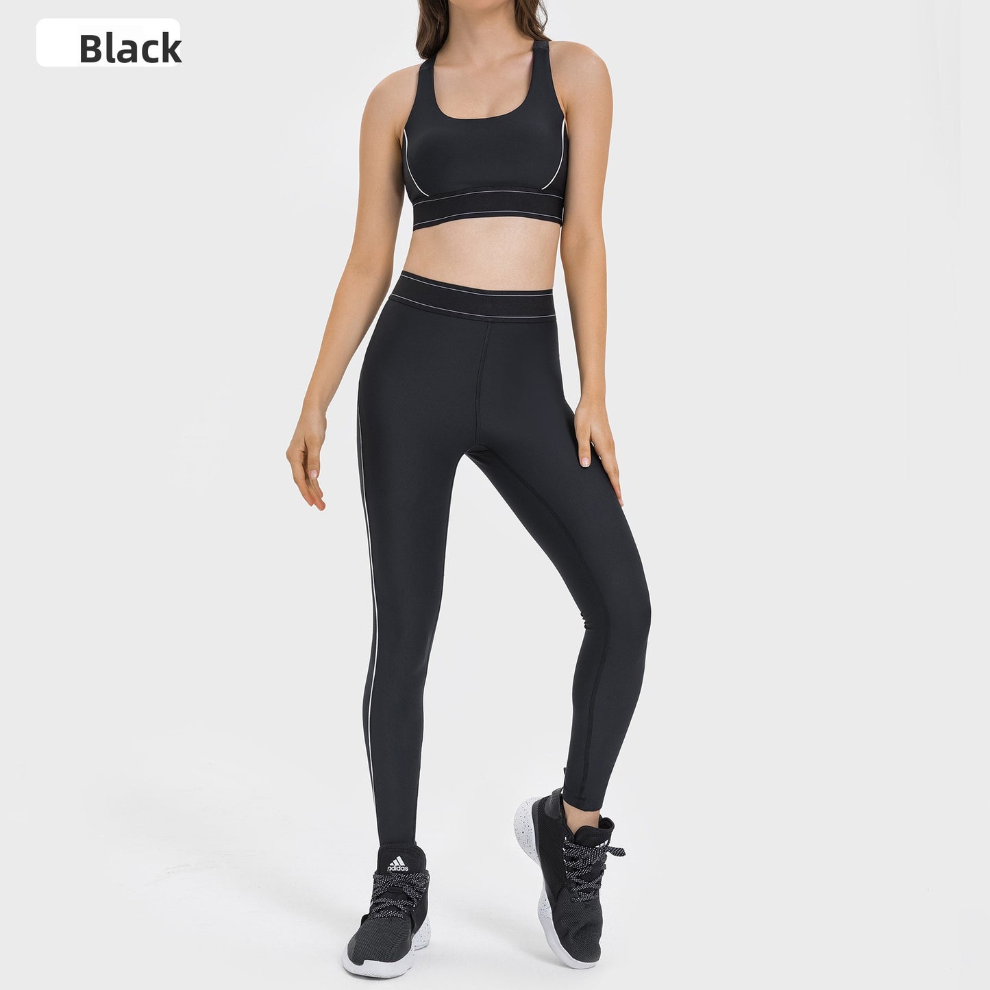 High-Waisted Yoga Pants Set