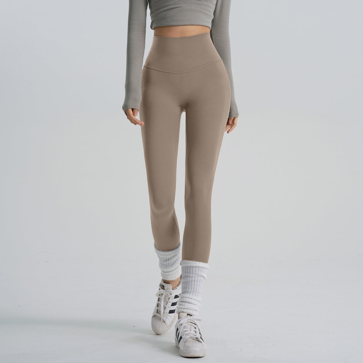 High-waisted yoga pants