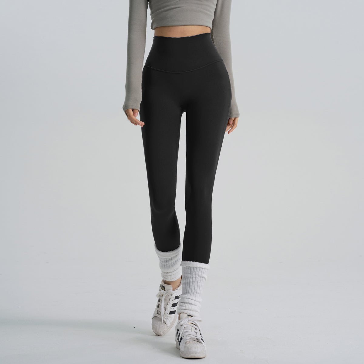 High-waisted yoga pants