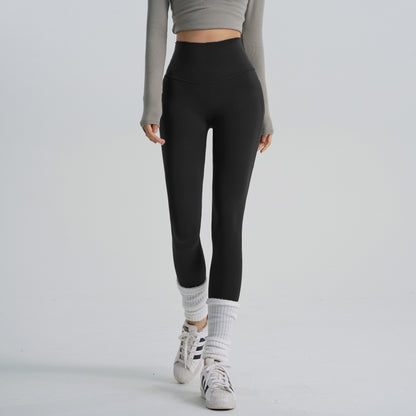 High-waisted yoga pants