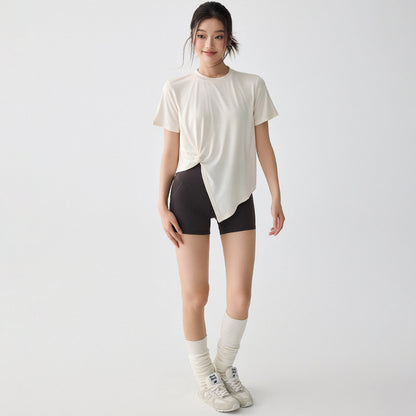 High-waisted yoga pants that lift the buttocks