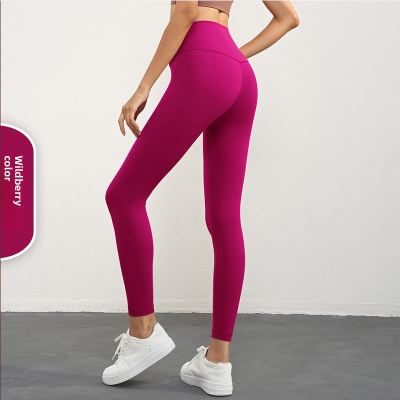 High-Waisted Yoga Pants with Moisture-Wicking Feature