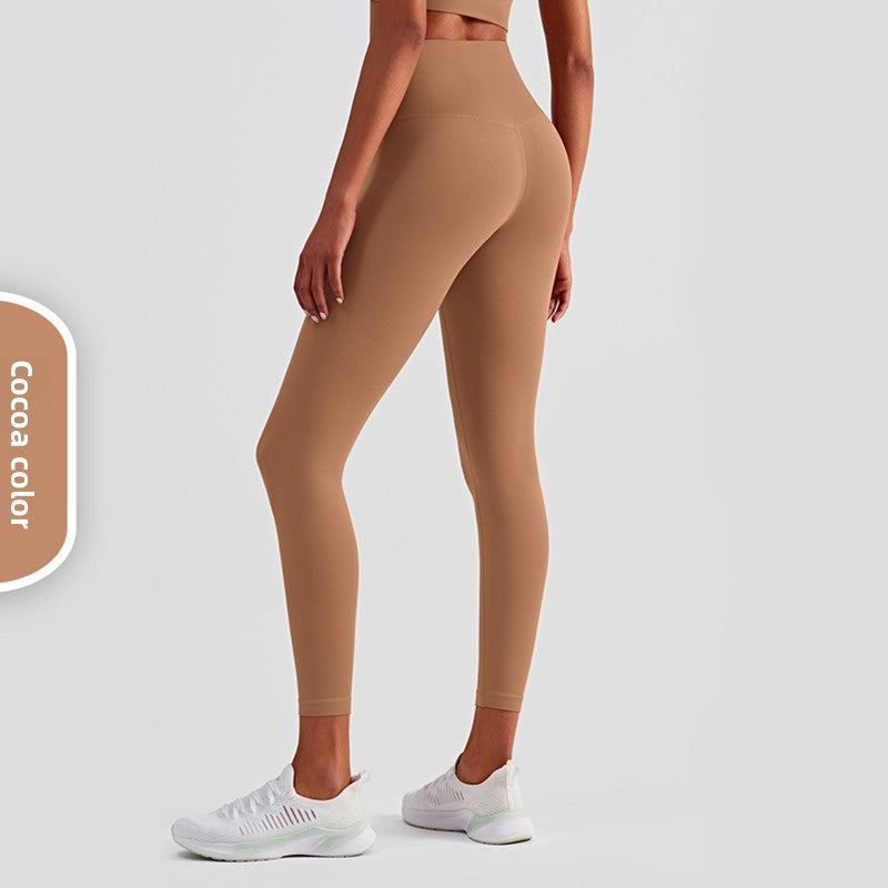 High-Waisted Yoga Pants with Moisture-Wicking Feature