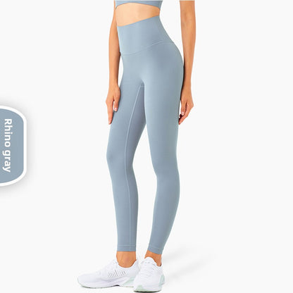 High-Waisted Yoga Pants with Moisture-Wicking Feature