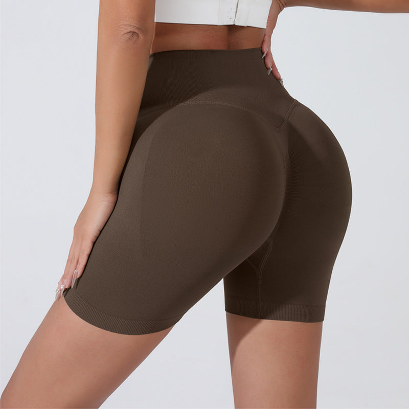 High-Waisted Yoga Shorts Tummy Control Sports Leggings