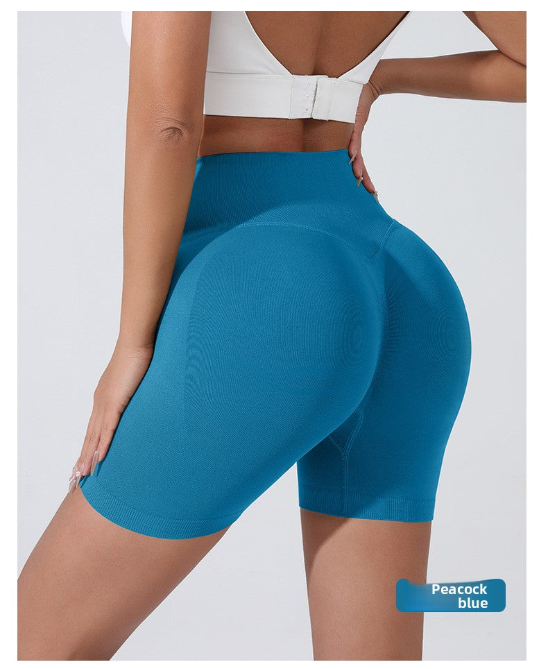 High-Waisted Yoga Shorts Tummy Control Sports Leggings
