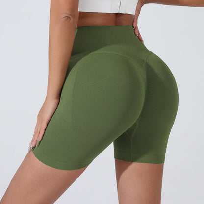 High-Waisted Yoga Shorts Tummy Control Sports Leggings