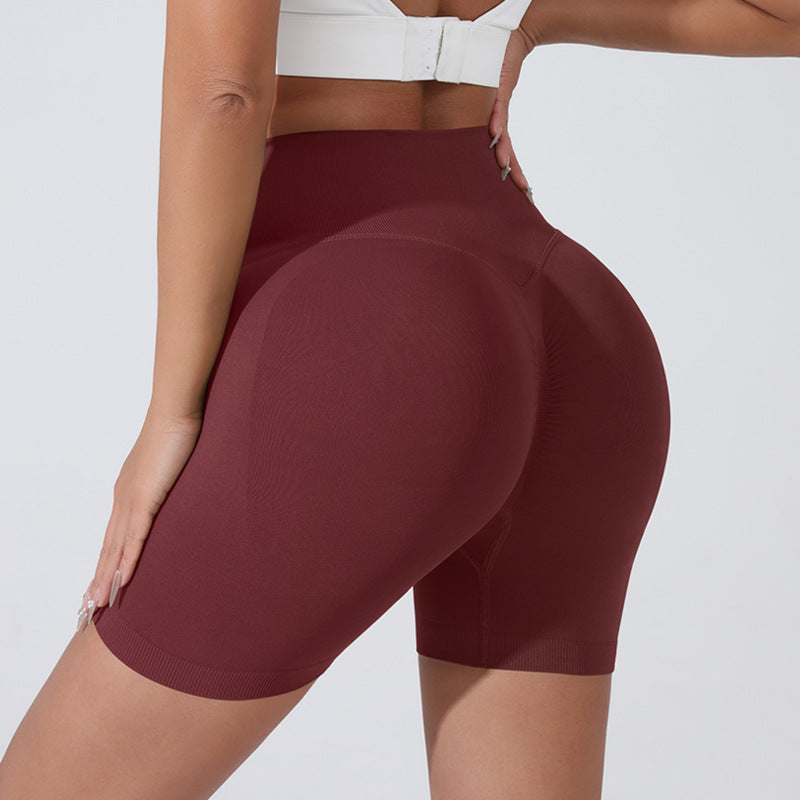 High-Waisted Yoga Shorts Tummy Control Sports Leggings
