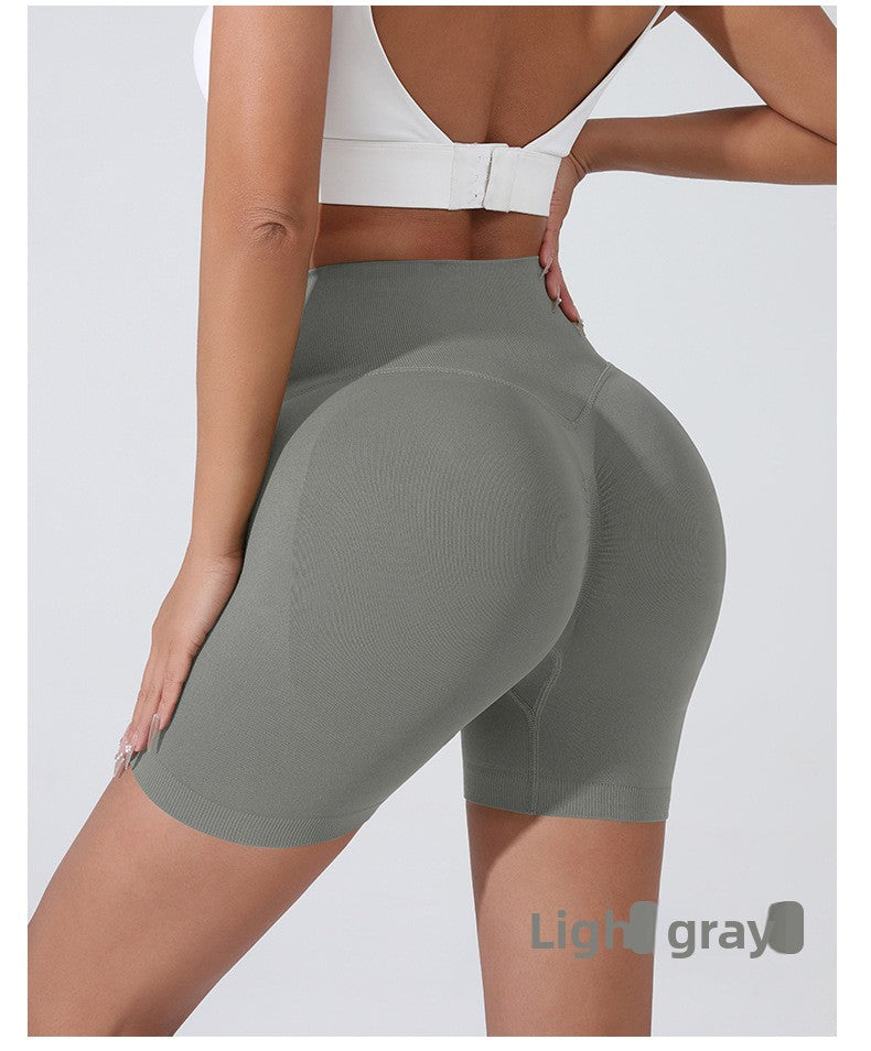 High-Waisted Yoga Shorts Tummy Control Sports Leggings